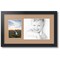 ArtToFrames Collage Photo Picture Frame with 1 - 5x7, 8x10 inch Openings, Framed in Black with Over 62 Mat Color Options and Regular Glass (CSM-3926-166)